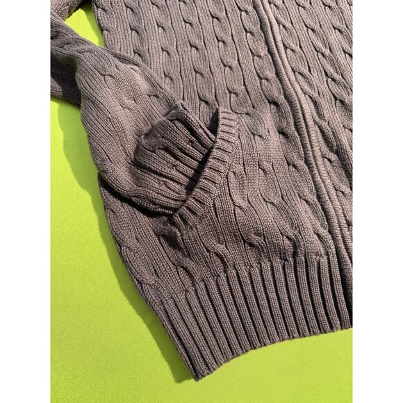 Polo Ralph Lauren Sport Cable Knit Zip Up Hoodie - Picture 4 of 9